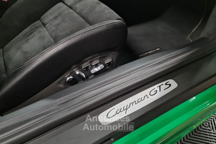 Porsche 718 Cayman PORSCHE 718 CAYMAN GTS 4.0L 400 CV – Manuelle – Vert Python / Intérieur GTS - <small></small> 102.990 € <small>TTC</small> - #42