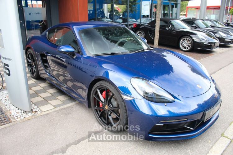 Porsche 718 Cayman S 2.5 349 Ch PDK Exclusive Burmester CHRONO PASM PSE PDLS P.APPROVED Garantie 12 Mois Prémium - <small></small> 73.990 € <small>TTC</small> - #1