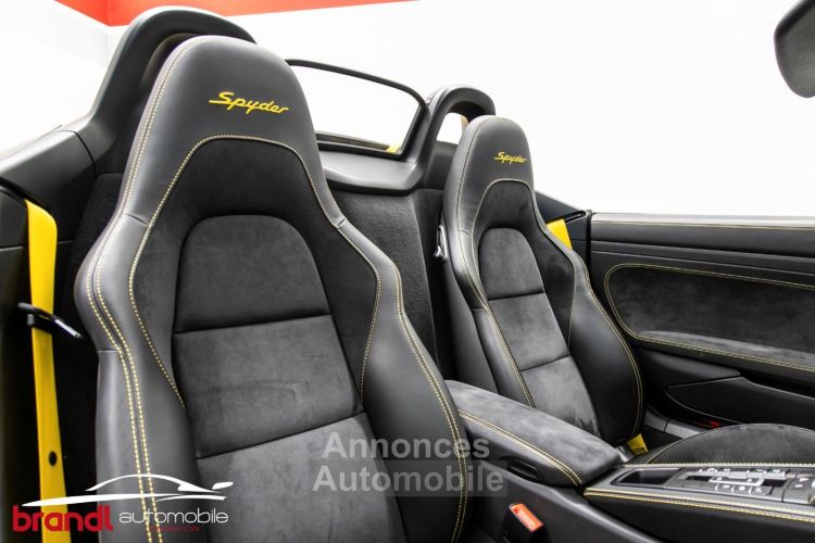 Porsche 718 Spyder 420ch Full op Jaune course PTS suivi complet Porsche & Porsche approved 12/2025 - <small></small> 105.000 € <small>TTC</small> - #15