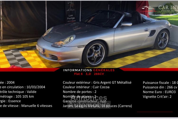 Porsche 718 Spyder boxster 986 550 s cab986 bt auto manufacture anniversaire 50ans - <small></small> 38.700 € <small>TTC</small> - #31