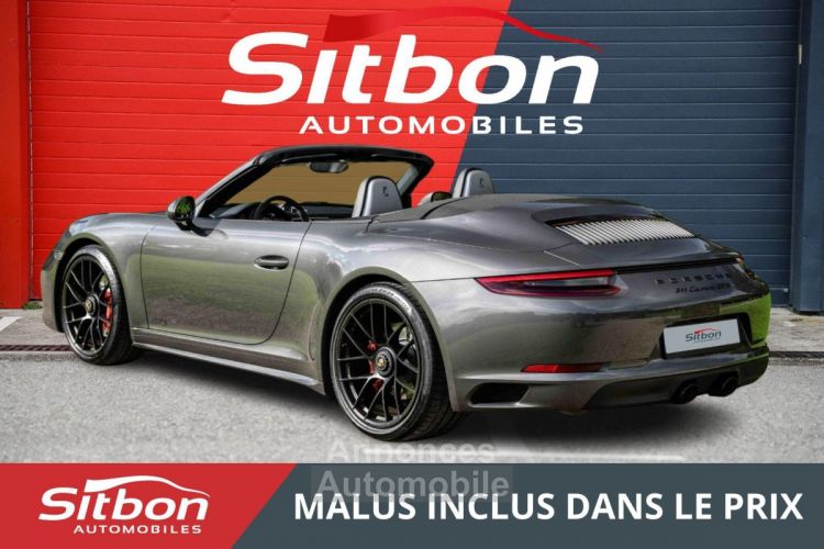 Porsche 911 991 Phase 2 Carrera GTS Cabriolet 3.0 450 PDK + 22kE doptions | LIFT | Quartz | 991.2 - <small></small> 134.980 € <small>TTC</small> - #3