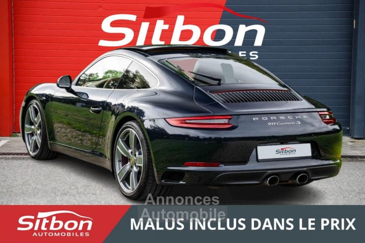 Porsche 911 991 Phase 2 Carrera S Coupe 3.0 PDK Bleu Nuit + Louxor + 23kE doptions | Ventil | 991.2 - <small></small> 99.980 € <small>TTC</small> - #3