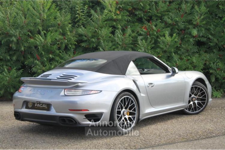 Porsche 911 (991) TURBO S CABRIOLET | LLD 990e-Mois GT SILBER PDLS+ CARBON PCCB BURMEISTER - <small></small> 144.900 € <small>TTC</small> - #2