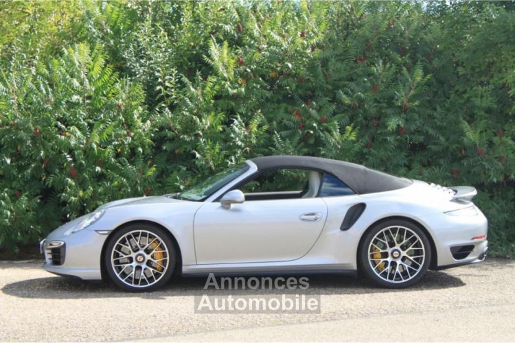 Porsche 911 (991) TURBO S CABRIOLET | LLD 990e-Mois GT SILBER PDLS+ CARBON PCCB BURMEISTER - <small></small> 144.900 € <small>TTC</small> - #3