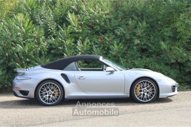 Porsche 911 (991) TURBO S CABRIOLET | LLD 990e-Mois GT SILBER PDLS+ CARBON PCCB BURMEISTER - <small></small> 144.900 € <small>TTC</small> - #7