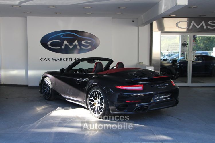 Porsche 911 991 TURBO S CABRIOLET 3.8 560 PDK - <small>A partir de </small>1.490 EUR <small>/ mois</small> - #4