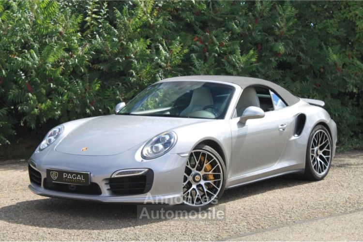 Porsche 911 (991) TURBO S CABROLET | LLD 1490e-Mois GT SILBER PDLS+ CARBON PCCB BURMEISTER - <small></small> 144.900 € <small>TTC</small> - #2