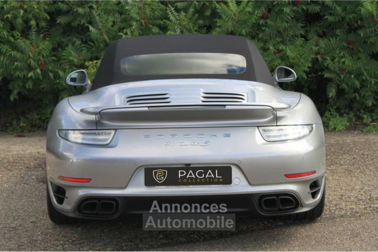 Porsche 911 (991) TURBO S CABROLET | LLD 1490e-Mois GT SILBER PDLS+ CARBON PCCB BURMEISTER - <small></small> 144.900 € <small>TTC</small> - #4