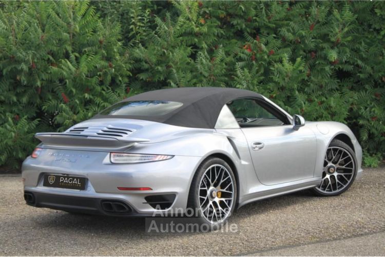 Porsche 911 (991) TURBO S CABROLET | LLD 1490e-Mois GT SILBER PDLS+ CARBON PCCB BURMEISTER - <small></small> 144.900 € <small>TTC</small> - #5