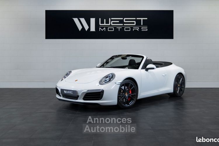 Porsche 911 991.2 Carrera S Cabriolet 3.0 420 – Immat France Chrono PDLS+ Bose Carplay 796EMOIS - <small></small> 109.900 € <small>TTC</small> - #1