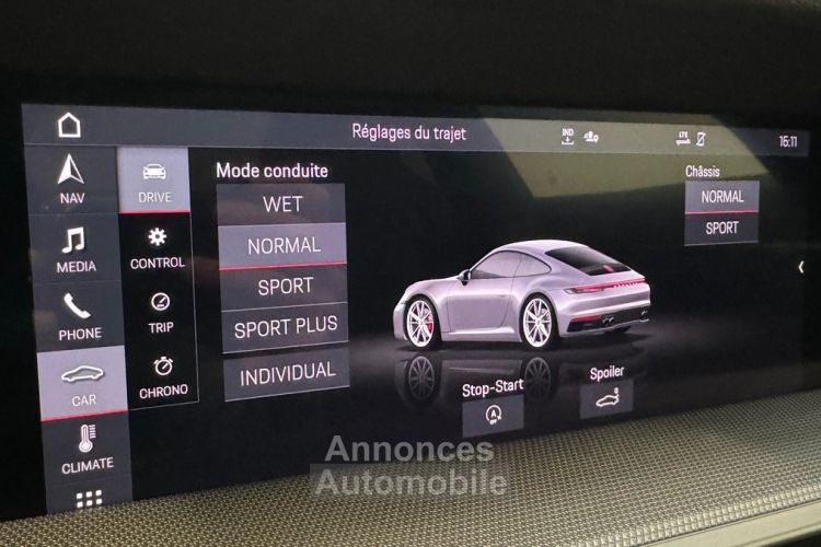 Porsche 911 992 3.0 385 ch PA 05/2025 Chrono / TO / PDLS+ / Bose / Apple CarPlay - <small></small> 107.990 € <small>TTC</small> - #12