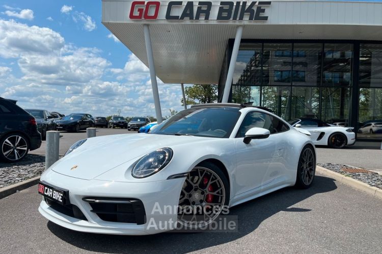 Porsche 911 992 Carrera 4S PDK 450 ch Sport Design PASM Bose PSE Camera 360 Toit ouvrant Chrono LED 4 roues directrices 21P GARANTIE 6 ANS 1329-mois - <small></small> 144.992 € <small>TTC</small> - #1