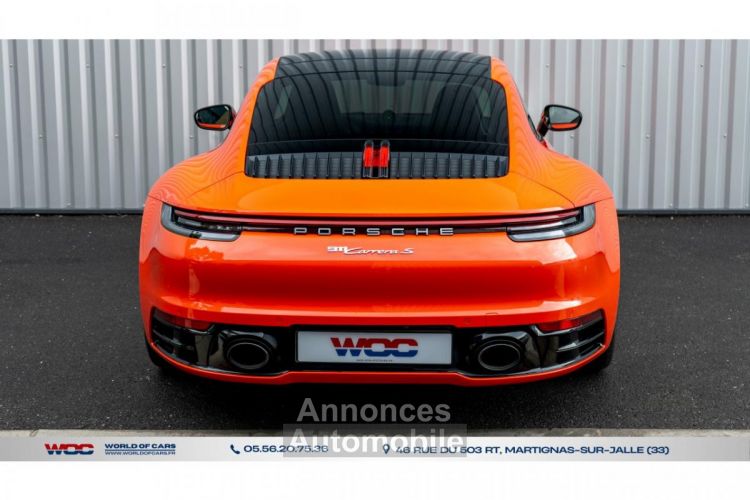 Porsche 911 992 Carrera S 450ch / orange lava - <small></small> 127.992 € <small>TTC</small> - #76