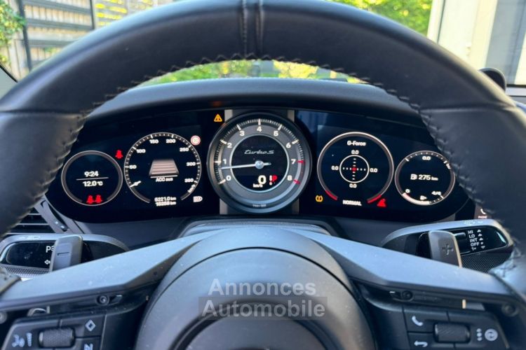 Porsche 911 992 TURBO S 650CH CABRIOLET NOIR 1ERE MAIN FREINS CERAMIQUE AUDIO BOSE SIEGES 18 POSITIONS 258900 € - <small></small> 258.900 € <small>TTC</small> - #4