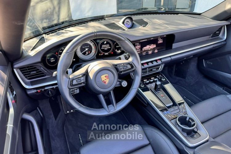 Porsche 911 992 TURBO S 650CH CABRIOLET NOIR 1ERE MAIN FREINS CERAMIQUE AUDIO BOSE SIEGES 18 POSITIONS 258900 € - <small></small> 258.900 € <small>TTC</small> - #17