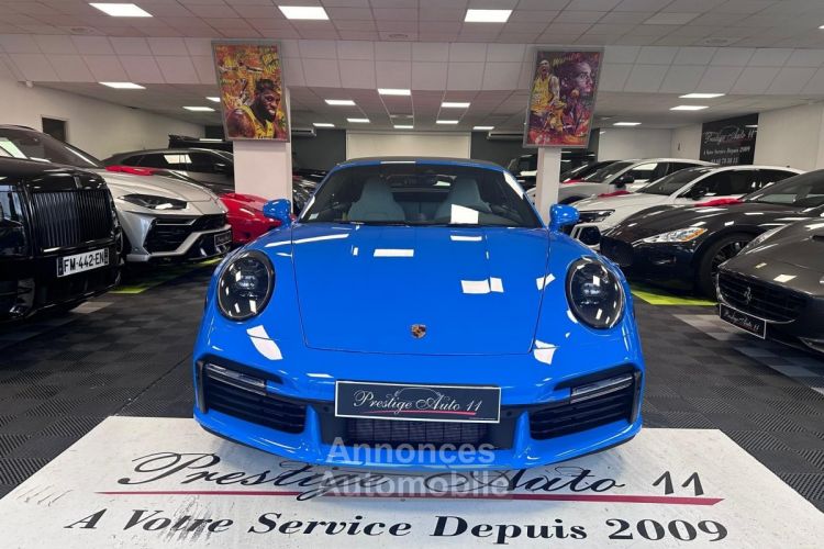 Porsche 911 992 TURBO S Cabriolet 1ere main 650 CV Bleu Requin Origine France 2022 LOA 1918,95 Euros / mois - <small></small> 260.000 € <small>TTC</small> - #18