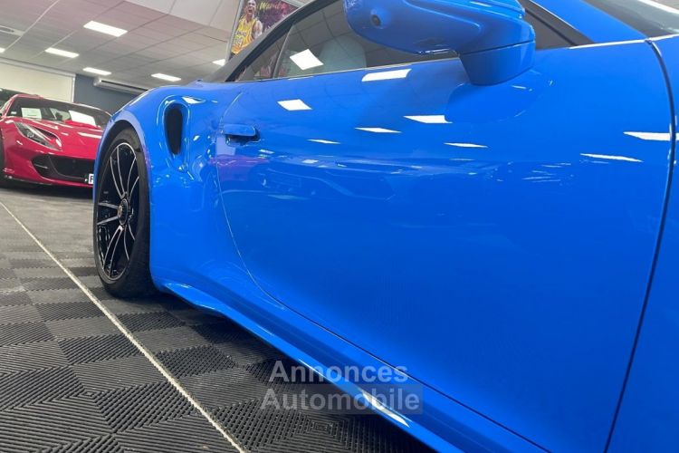 Porsche 911 992 TURBO S Cabriolet 1ere main 650 CV Bleu Requin Origine France 2022 LOA 1918,95 Euros / mois - <small></small> 260.000 € <small>TTC</small> - #19