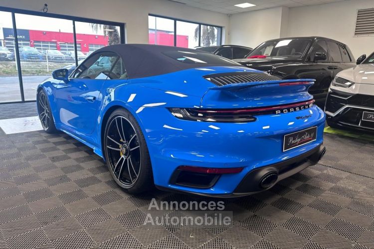 Porsche 911 992 TURBO S Cabriolet 1ere main 650 CV Bleu Requin Origine France 2022 LOA 1918,95 Euros / mois - <small></small> 260.000 € <small>TTC</small> - #20