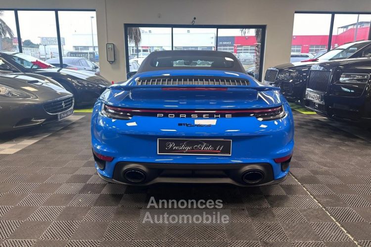 Porsche 911 992 TURBO S Cabriolet 1ere main 650 CV Bleu Requin Origine France 2022 LOA 1918,95 Euros / mois - <small></small> 260.000 € <small>TTC</small> - #21