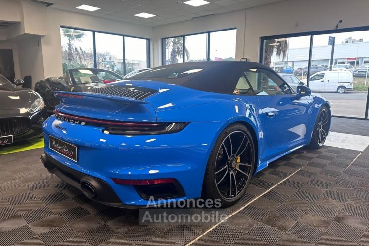 Porsche 911 992 TURBO S Cabriolet 1ere main 650 CV Bleu Requin Origine France 2022 LOA 1918,95 Euros / mois - <small></small> 260.000 € <small>TTC</small> - #22