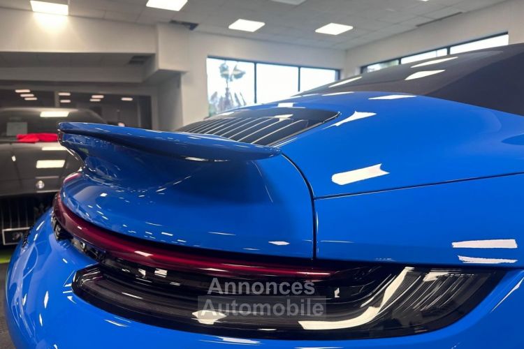 Porsche 911 992 TURBO S Cabriolet 1ere main 650 CV Bleu Requin Origine France 2022 LOA 1918,95 Euros / mois - <small></small> 260.000 € <small>TTC</small> - #23