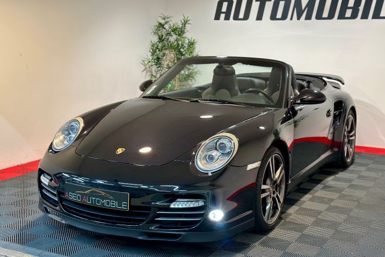 Porsche 911 997.2 CABRIOLET 3.8 500 CV TURBO Noir - 3