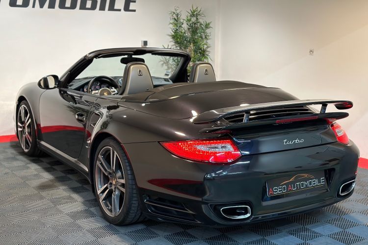 Porsche 911 997.2 CABRIOLET 3.8 500 CV TURBO Noir - 6