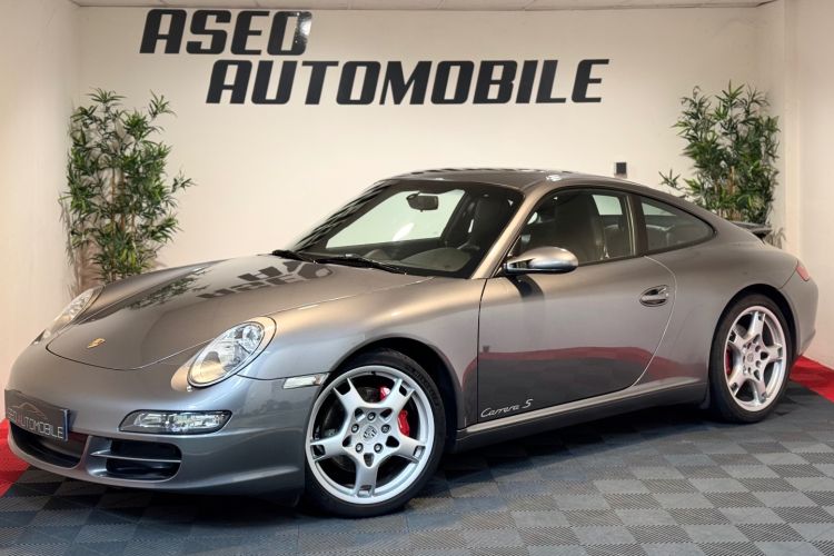 Porsche 911 997 3.8 Carrera S BVM6 355 CV Gris Météor - 1