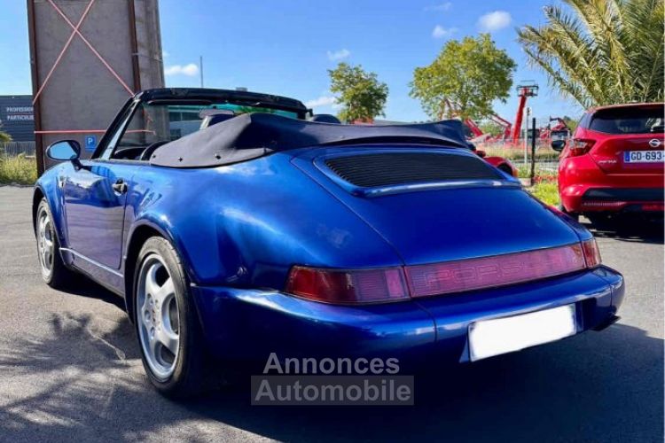 Porsche 911 CAB TURBO LOOK USINE WLT 3.6 Carrera 3600cm3 250cv - <small></small> 145.000 € <small>TTC</small> - #7