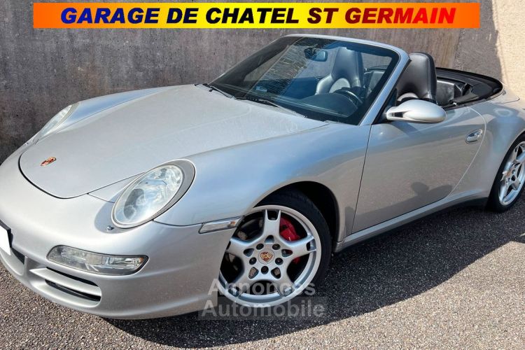 Porsche 911 Cabriolet ( 997 ) Carrera 4S Echappement Sport PASM Carnet d'entretien TVA récupérable pour les pros marchands Garantie 12 Mois personnalisable - <small></small> 59.800 € <small>TTC</small> - #1