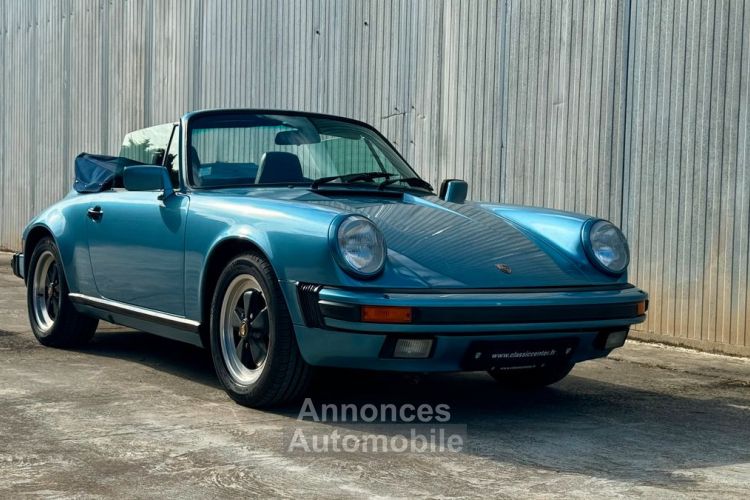 Porsche 911 Carrera 3.2 Cabriolet Bleu Iris 1986 - <small></small> 65.900 € <small>TTC</small> - #2