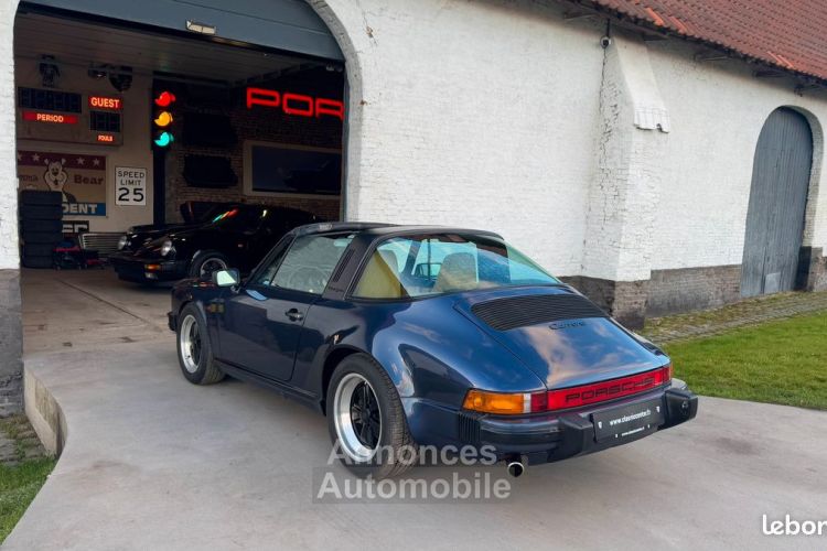 Porsche 911 Carrera 3.2 Targa Bleu de Prusse - <small></small> 71.900 € <small>TTC</small> - #2