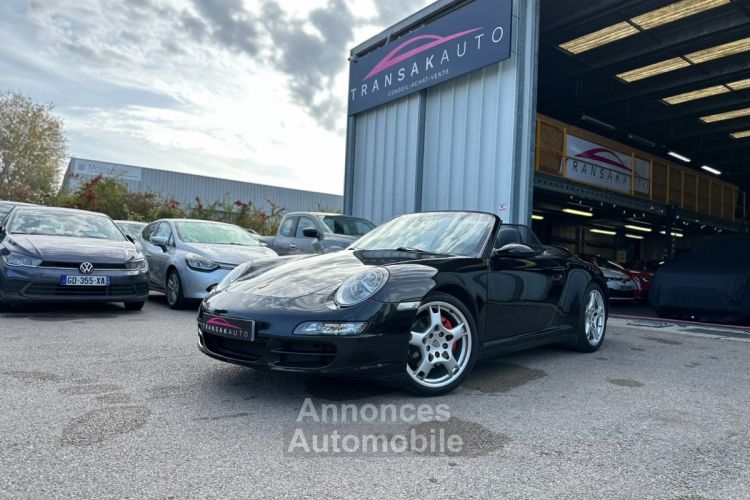 Porsche 911 CARRERA 4 CABRIOLET 997 4S Cabriolet 3.8i Tiptronic S A - BOSE - TRAITMT CERAMIQUE - IMMAT FR - <small></small> 69.990 € <small>TTC</small> - #1