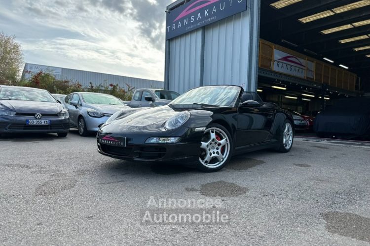 Porsche 911 CARRERA 4 CABRIOLET 997 4S Cabriolet 3.8i Tiptronic S A - BOSE - TRAITMT CERAMIQUE - IMMAT FR - <small></small> 69.990 € <small>TTC</small> - #3