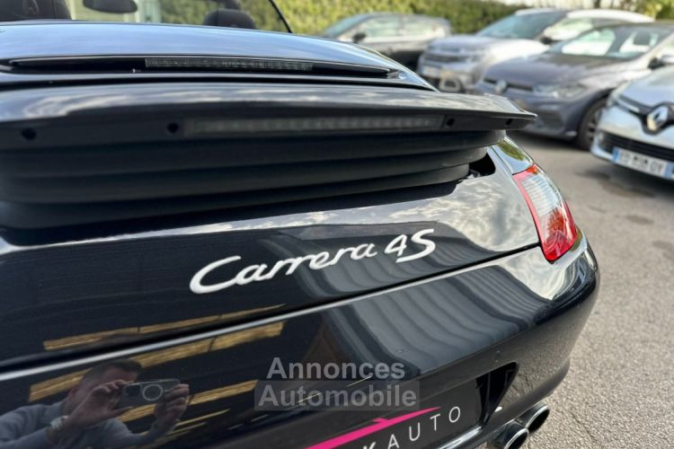 Porsche 911 CARRERA 4 CABRIOLET 997 4S Cabriolet 3.8i Tiptronic S A - BOSE - TRAITMT CERAMIQUE - IMMAT FR - <small></small> 69.990 € <small>TTC</small> - #23