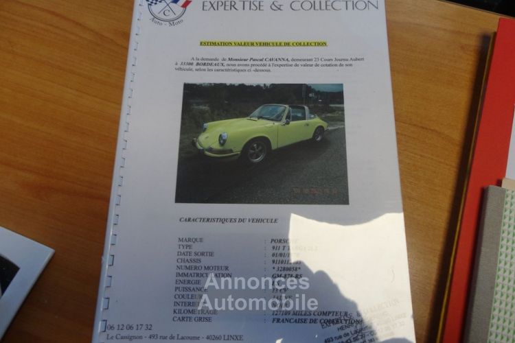 Porsche 911 T 2.2 TARGA - <small></small> 79.400 € <small>TTC</small> - #18