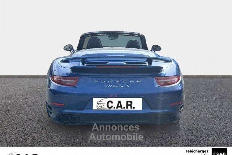 Porsche 911 TURBO CABRIOLET Cabriolet 3.8i Turbo S 560 PDK A - <small></small> 132.900 € <small>TTC</small> - #4