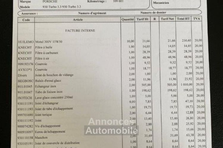 Porsche 911 TURBO TYPE G 930 BVM4 - <small></small> 129.900 € <small>TTC</small> - #55