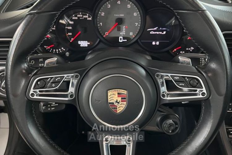 Porsche 911 Type 991 CAB Carrera S 420 PDK Suivi complet Lift Echappement sport GPS PDCC Pack Chrono 1299-mois - <small></small> 99.991 € <small>TTC</small> - #9