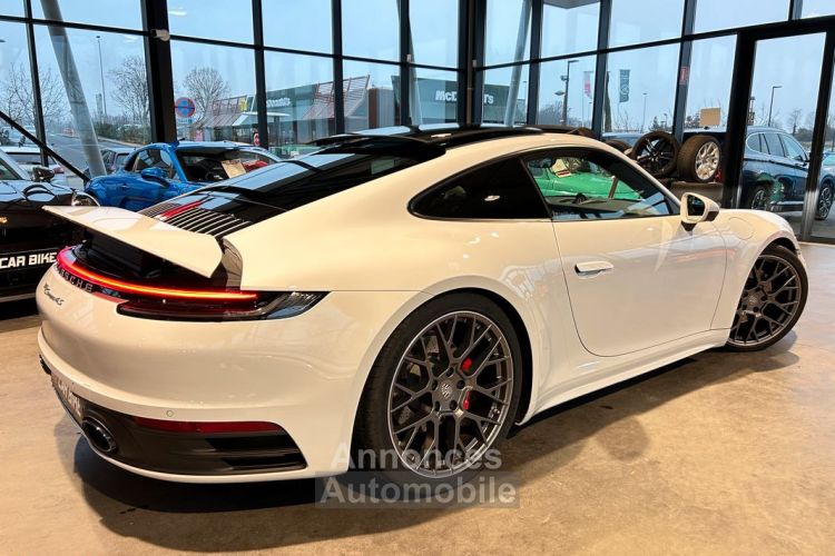 Porsche 911 Type 992 Carrera 4S 450 ch Jupes Sport Design Toit Ouvrant Pack Carbone chrono Echappement PASM Bose 20P Garantie 6 ans 1269-mois - <small></small> 144.992 € <small>TTC</small> - #4