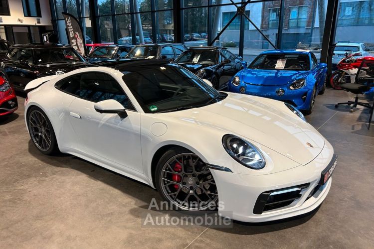 Porsche 911 Type 992 Carrera 4S 450 ch Jupes Sport Design Toit Ouvrant Pack Carbone chrono Echappement PASM Bose 20P Garantie 6 ans 1269-mois - <small></small> 144.992 € <small>TTC</small> - #9