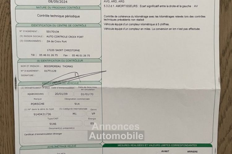 Porsche 914 914/6 - <small></small> 89.000 € <small>TTC</small> - #77