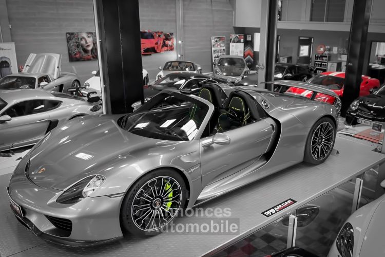 Porsche 918 918 Spyder V8 4.6 E-Hybird – LIQUID METAL SILVER - FAIBLE KILOMÉTRAGE - <small></small> 1.790.000 € <small></small> - #1