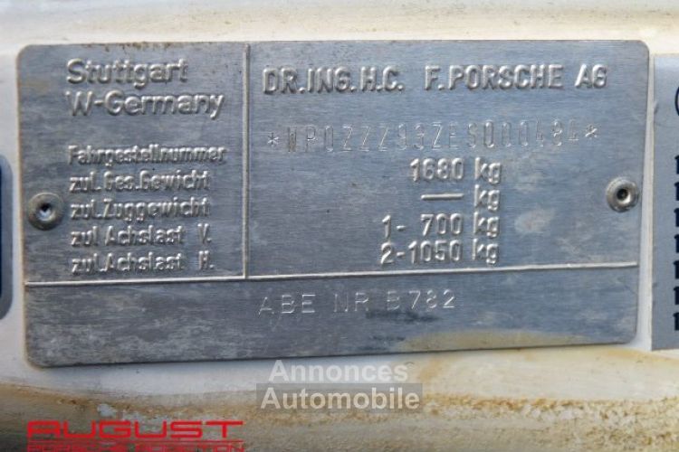 Porsche 930 Turbo 3.3 1984 - Prix sur Demande - #14