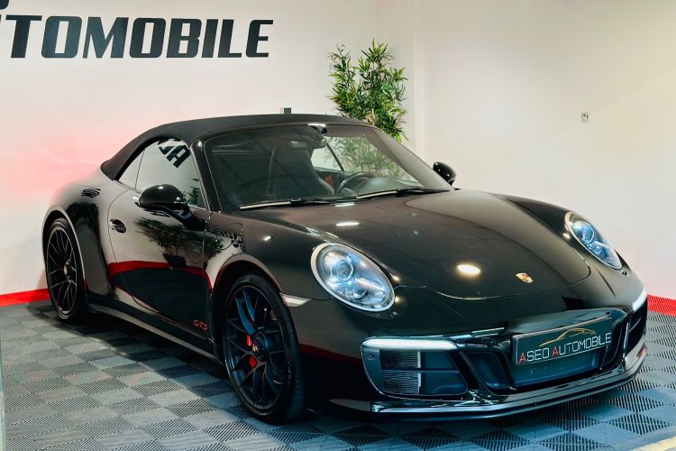 Porsche 991 991.2 3.0 450 CV CABRIOLET CARRERA 4 GTS PDK Noir - 3