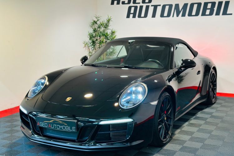 Porsche 991 991.2 3.0 450 CV CABRIOLET CARRERA 4 GTS PDK Noir - 4