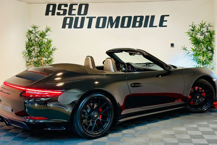 Porsche 991 991.2 3.0 450 CV CABRIOLET CARRERA 4 GTS PDK Noir - 11