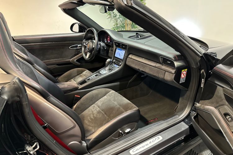 Porsche 991 991.2 3.0 450 CV CABRIOLET CARRERA 4 GTS PDK Noir - 27