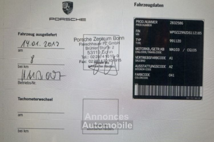Porsche 991 PORSCHE 991 CARRERA S 3.8 PDK 400ch - <small></small> 98.999 € <small>TTC</small> - #37