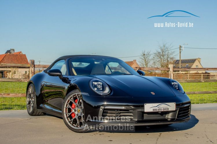 Porsche 992 911 Carrera S Cabrio 3.0 PDK 450PK - HISTORIEK - APPLE CARPLAY - 360° - SPORTUITLAAT - BOSE - ACTIVE SAFE - <small></small> 129.999 € <small>TTC</small> - #1